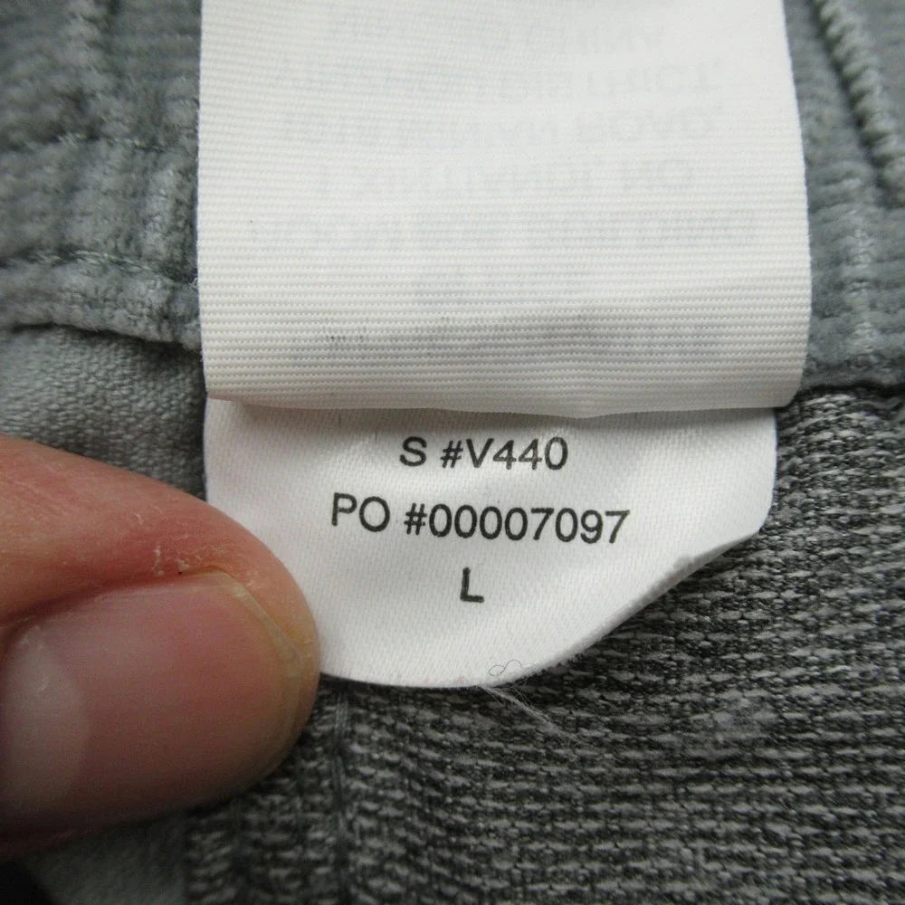 Vuori Optimist Pant‎ Mens 31x29 Gray Corduroy Drawstring Travel Flex Casual Soft